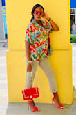 Good material. It's perfect with jeans, but a little bit too small. - Schemilka A.