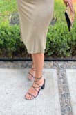 This shoe was very cute and surprisingly very comfortable. I wore it all night at a wedding and even danced 3 hours straight in them. - Alaa A.