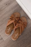These sandals are very comfortable! The inside is made of a soft material similar to memory foam. It's also cute! I walked all around Las Vegas in these sandals for hours without feeling any soreness. I plan to buy these in more colors. It's a must-buy! - Jerve M.