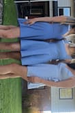I ordered this dress four years ago when I was quite a bit smaller. Ordered it for sorority recruitment and it was perfect. Even though I'm the largest size now it still fits because it's stretchy. - Jessica P.