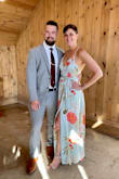 I ordered this dress for a wedding and it was absolutely stunning. The material is soft and feels high quality. The color and print are gorgeous. And the long length with a delicate torso made it very elegant. I got a lot of compliments. Also--the dress is very long. I am 5'11" and without heels, it dragged on the ground. Great for us tall ladies! - Erica H.