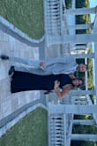 Ordered on a whim for a wedding. The dress is beautiful and comfortable. The back is pretty. I didn't wear a bra with it but it was not a big deal the girls stayed in place. - Katy S.