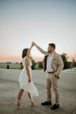 I wore these for my recent engagement photos. I wore them for roughly an hour and they felt okay overall. A little tight on the strap across the toes, and I wasn't dancing in them or anything, but they were great for the photos and I would definitely wear them again. - Jaclyn H.