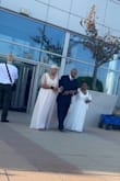 Ordered this for my grandma to wear as her mother in law wedding dress! She loved it! She looked gorgeous in it! Pictured on the left. - Gwendolyn R.