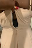 Firstly I ordered the XL dress and never received it, a replacement was sent. Only the day of my wedding, the zipper refused to pass the bustline. Upon checking we realized the dress was a L in an XL bag.
Lulus you have disappointed me.
P.S. The fit is incorrect, I only put a tick to submit my review. - Rhonda M.