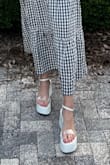 these shoes are both comfy and cute, the platform makes it easier to walk and spend time on your feet, and the style gets so many compliments! these shoes have been a hit and i am so glad i got them! - Ella W.