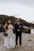 This was such an amazing dress. I am so lucky to have found this dress. I keep getting compliments on this dress, and they cannot believe it when I tell them how much it is. The quality is really good, and I am so happy I have this dress for my elopement. This is a great beach wedding dress as it is flowy and light. I even went hiking with it as I have to do a bit of hiking to reach our elopement location. The only downside I see is that there is a significant discrepancy between the plus sizing and regular sizing. When I looked at the chart, it was recommended that I take a 2XL; however, it was too big for me that I decided to order a 1XL (plus size) and an XL (regular size) to see what fits me better. The difference between 1XL and XL in sizing, especially in the chest area, is vastly different, so I decided to take the XL. I am a large-chested woman, but I thought the 1XL was too big for my chest. Overall, it is such an amazing dress that I definitely recommend buying it. - Clarize V.
