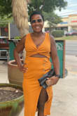 It looked great! I felt great wearing it! I only need to find a bra that might work better because it tended to show my bra a bit but other than that, perfect! - Lashawn B.