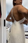 This dress is so nice but if you have a problem with your breast try to find a good invisible bra! - Melissa A.