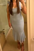 I love this dress, but did opt to get it tailored to fit better. I had it pulled in around the waist to hug my curves. - Natalie T.