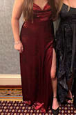 I've gotten so many compliments on this dress. I love the color and fit, plus the slit for your leg. One of my faves. - Natalie T.