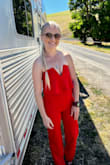 Highly recommend that you follow the instructions on the tag and do not wash in the washer - even on delicate =H
(I got a couple snags after washing it) overall the dress fit like a glove.. If you plan to swing dance be careful or wear pasties. Overall it looked really nice. - Natalie C.