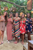 This dress is visually stunning, super comfortable, and thanks to the loose cut it hides your tummy after a big dinner. I got several compliments on it the first time I wore it. It packed really well on vacation and washed well, too. Highly recommend. - Robin A.