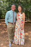 I almost returned it because it reminds me so much of the curtain dresses from Sound of Music. But I needed a dress for a wedding so I kept it. Got a few compliments, and floral maxis were what 3 in 4 wedding guests were wearing, so at least it was on trend. Not sure if I'll wear it again. Length was perfect, as I'm 5'9.5 and wore heels. - Elizabeth B.