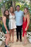 This dress was one of two I wore at my Engagement Party. This one was during the daytime hours, and the other was afternoon. This was perfect for photos, and announcements when we introduced our Wedding Parties! Although, it was shorter than imagined, BUT MANAGEABLE! (I had others bend down for me hahah). *The red dress in the photo is Lulus as well - fun fact! - Kimberly V.