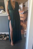 Love the look and flow of the dress, fits well everywhere except the boob area which is too loose on the sides. An easy fix for those who can sew though. - Kayla E.