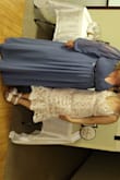 I used this to wear at the reception since my wedding dress was a bit tight. It's so beautiful and fits so well - Elaine T.