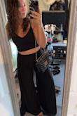 I wasn't sure if I would like this outfit when I ordered it but I'm obsessed with it! They're a little long for me however I'm not the tallest person, most dresses or pants I have to hem off of this website. - Autumn F.