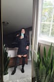 I knew this ran very large due to previous reviews so I ordered a Small. I am normally a Large. The Small fits me perfectly! I am athletic built, very curvy, top-heavy, slight belly. - Canhnha L.