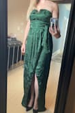 I don't know how else to explain it, but this felt like the mom jeans of formal wear on me. Maybe you need to be curvier for the silhouette to work, just wasn't flattering on my hips. - Erin W.