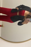 Love it, you can dress up or down, very flattering as well, had to wear high heels which I like. - Eilyn B.