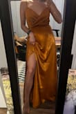 This dress is so light and comfortable for a summer wedding. The color was a little out of my comfort zone but is actually super pretty in person. For reference: I've ordered from Lulus a bunch and I'm either and xs or a small for wedding guest dresses - the small in this style fit perfect ! - Megan M.
