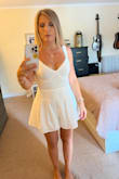 Very cute, but snug around the ribs and bust area. Not comfortable enough for all day wear. - Gina C.