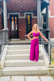 Wore this dress to a wedding and received a billion compliments! It was a 95 degree day and this was very light weight and airy. I can not wait to wear it again. I will probably buy another in a different color. - Chelsea R.