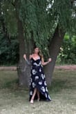 This dress is beautiful just not much material in the bust so if you have anything over a B cup be aware. - Rhiannon B.