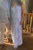 Got this dress for a wedding and loved it. It was flowy and comfortable. A little long but manageable with heels. - Meghan K.