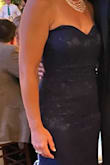 Totally love this dress! Was so comfortable, fit like a glove, and looked gorgeous! I got so many compliments. Just wished I had higher shoes or had time to get hemmed, as it was a little too long and I had to hold up while walking or dancing. - Joan K.