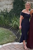 I bought this dress based on reviews, and I'm here to say this dress truly is as great as everyone says it is!! This was my first time ordering from Lulus, and I was thoroughly impressed! The material is high quality, and has a bit of stretch to it which makes it extremely comfortable. The silhouette of this dress is where the magic happens, though! It is modest and sexy at the same time, something that is very hard to find in most dresses these days! Perfect for a short gal like me who doesn't want to deal with hemming or wearing a ridiculously high heel to make up for the extra length! Highly recommend!! - Breck W.