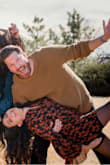 Surprising that XS fits me. I'm normally S, but I really wanted that dress. Was perfect for our family pictures. - Lina F.