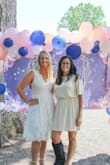 This dress was perfect for my bridal shower! I typically wear a size 12 to 14 (depending on the brand) and it probably would have been too tight if I was bigger in the chest area. The only complaint I have is that within my photos from my shower, it looks like the dress was making my lovely "mom pouch" stick out a little more than I had hoped. - Brooke B.