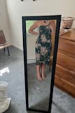 It's been hard to find a dress that's flattering in the waist area, this dress is just that! It doesn't grab the midsection but is also not too baggy. Love the pattern and the material is comfortable. Wearing to a wedding this summer! - Dana V.