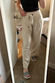 These are not my go-to style, but they are very nice and comfortable breezy pants. The color is true to the pictures. - Hillary J.