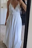 There is nothing wrong with the dress, just the style just doesn't hug your figure or look finished at the waist in my opinion. Might look nice with a belt. - Adriana C.