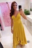 I loved this dress. I wore it to a beach wedding and it was perfect. The fabric is beautiful, the quality of the tailoring is excellent. If you have a large bust and don't like to show too much you should use body and clothing tape, otherwise, look for a larger size. - Yubraidy D.