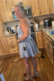 The dress was beautiful color and texture-wise. I am more athletic build so the back fits snugly, but the chest area was loose. A bit shorter than I expected, but a great dress. - Bridget K.