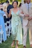 Absolutely loved the dress! Great material, light, fit perfectly, loved the look and the ruffles received lots of compliments. True to size (for me anyway). I'm 5'5, 122 pounds, follow the chart and it'll tell you the appropriate sizing. Fast delivery, came in the nick of time for my sister's wedding. Was very happy with the purchase and would shop at Lulus again! - Hanh N.