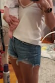Love these shorts! As a new mom I am not confident in my body but these shorts are AMAZING and fit like a glove. Be advised though I do recommend sizing up. I normally wear a 26 or 27 depending on brand and I did have to go up to a 28 in these. I will definitely be purchase a 2nd pair of these. - Samantha B.