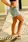 I originally bought these shorts at another department store and fortunately, before I took the tags off I saw Lulus had them for almost half the price! I'm in my 50s and have always wanted to wear jean shorts and these are perfect! Not too short and flattering in all the right places! I love them and you will too! - Joanna J.