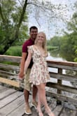 Wore this romper to take pictures with my fiancé and it was so beautiful. Seriously couldn't recommend it enough, I loved everything about it. I can typically fit into both XS and S, but I got an XS in this romper because it has a more open design and I would definitely recommend that if you typically fit into two different sizes. If they had this in other colors, I would get each and every single one. So comfortable, definitely would recommend it to everyone! - Madison J.