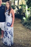 In love with this dress, it's gorgeous. It was quite long so I did have it hemmed but worth it. You will not be disappointed with this purchase! - Tarha K.