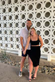 So many compliments on this! I was worried that the skirt would hit my short legs in an odd spot but the length was perfect, the the slit was just right! - Rachelle H.