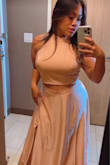I'm short and a bit on the thickums side & but I really don't know how this dress made me feel like a dang Queen. 

Only thing on my end was that I had to get it altered, but the compliments I got on this dress from all the Aunties at my first attendance to an Indian Wedding& I'm in awe and will want to pull a Tiffany Haddish and rewear this at least 100 times. - Jonarose V.
