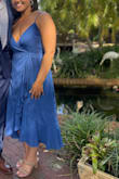 This was the perfect wedding guest dress. It fits TTS and is so flattering! - Emily B.
