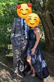 Love love love this dress and the big pockets and all the compliments I got. It did need serious ironing to get out the creases (I noticed that tightly pulling the fabric perpendicular to the crease while ironing it helped the ironing go faster). The length was a little long for me, but I'm shortish and wore flats for the fancy backyard wedding. And it still wasn't toooo long, but I'll probably attempt to hem it for whenever I wear it next. Oh, and the dress certainly fit better when I got it, but the event was the day before my period and my waist was bloated to 34" and it still fit well and not too tightly, though it bunched up a tiny bit more. The top wasn't too tight, but I have a small chest--the fabric has no stretch and I could definitely imagine a bustier person having trouble with it. - Summer S.