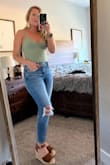 Love this top! I could have probably gone with a small in this as well, liked the snugger fit of the XS. Liked it so much I came back and ordered two more colors! - Rachelle H.