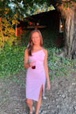 I wore this dress to a wedding and received lots of compliments! It's very comfortable, easy to dance in, and figure flattering. - Kendra D.